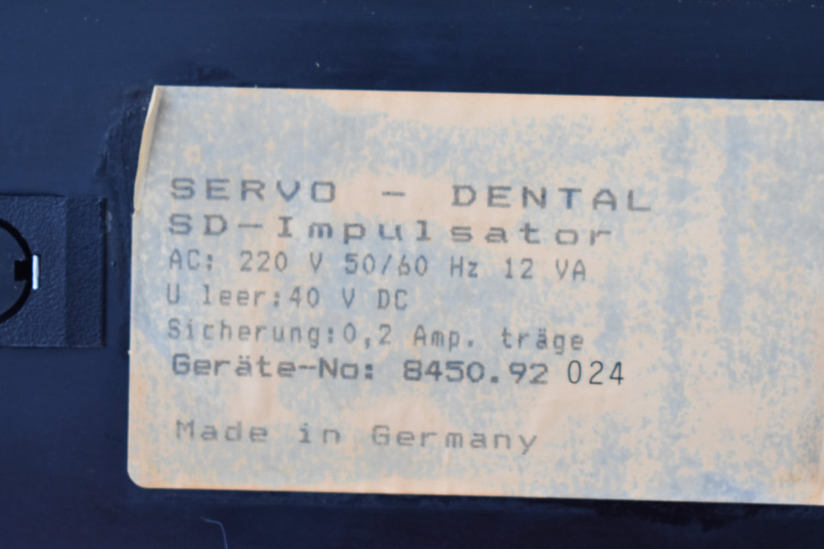 Servo Dental SD Collection Impulsator ohne Zubehör EKODENT