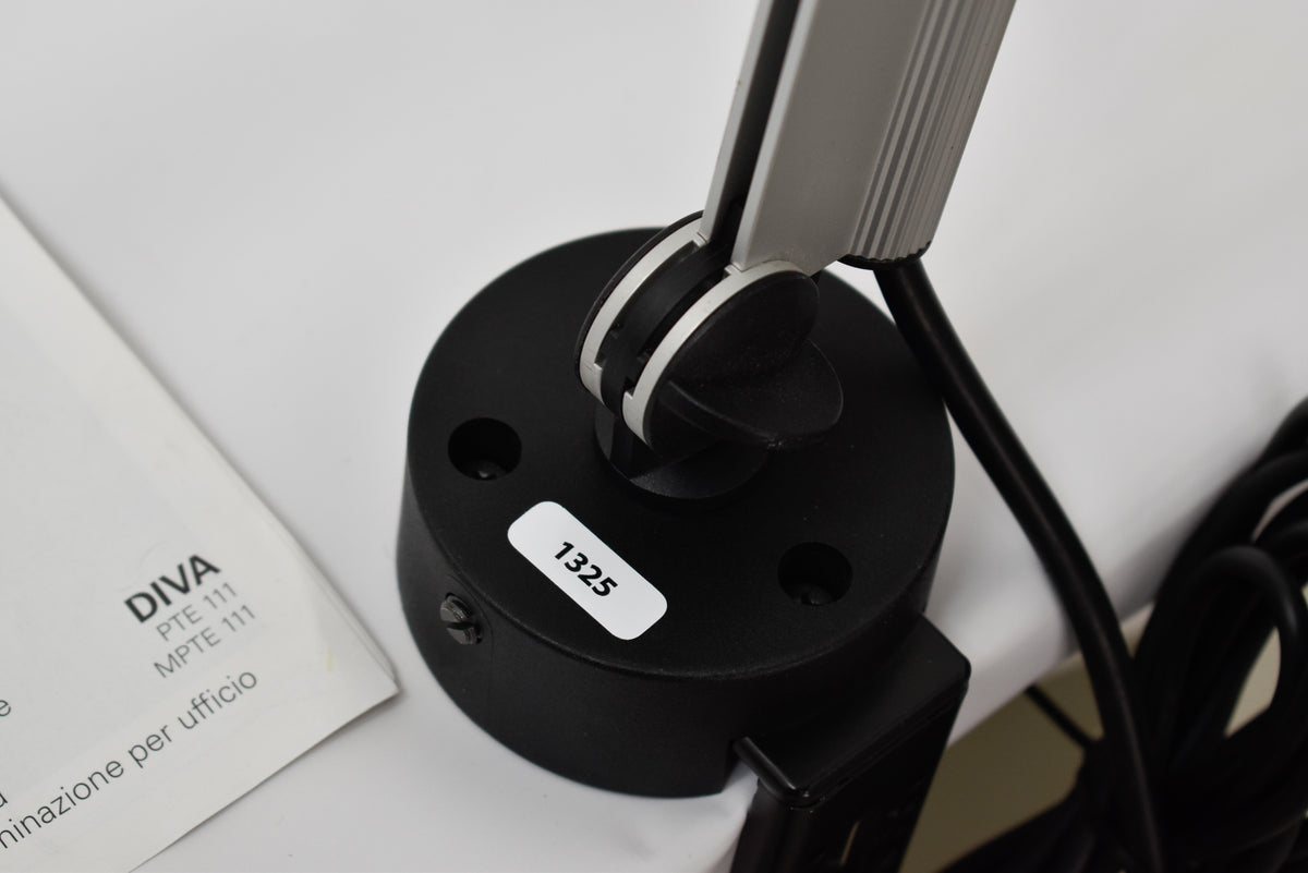 Waldmann PTE 111 Porsche Design 2 Tischleuchte – Warmweiß, Silber, Mit Klemme