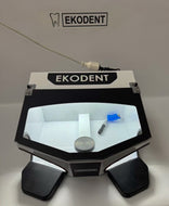 Dental, EKODENT, Schleifbox Neu, Absauganschluß mit Beleuchtung