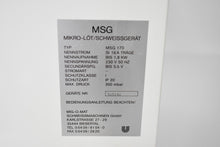 Laden Sie das Bild in den Galerie-Viewer, MIG-O-MAT MSG 170 kompaktes Mikrolöt- und Schweißgerät