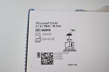 Laden Sie das Bild in den Galerie-Viewer, Ivoclar e.max ZirCad LT4 98,5- 18mm