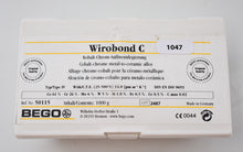 Laden Sie das Bild in den Galerie-Viewer, Bego Wirobond C Aufbrennlegierung,Modellgusslegierung, Legierung, NEU, 1 Kg