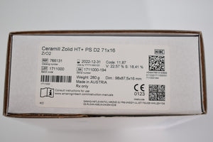 Amann Girrbach Ceramill zolid HT PS D2  71x16