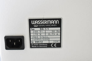 Wassermann SG-1 Absaugung, Absauganlage, Mobil Absaugung