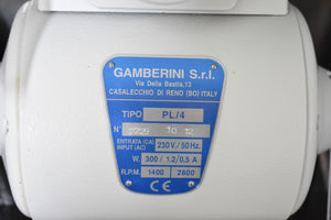 Gamberini Poliermotor mit Absaugung und Licht