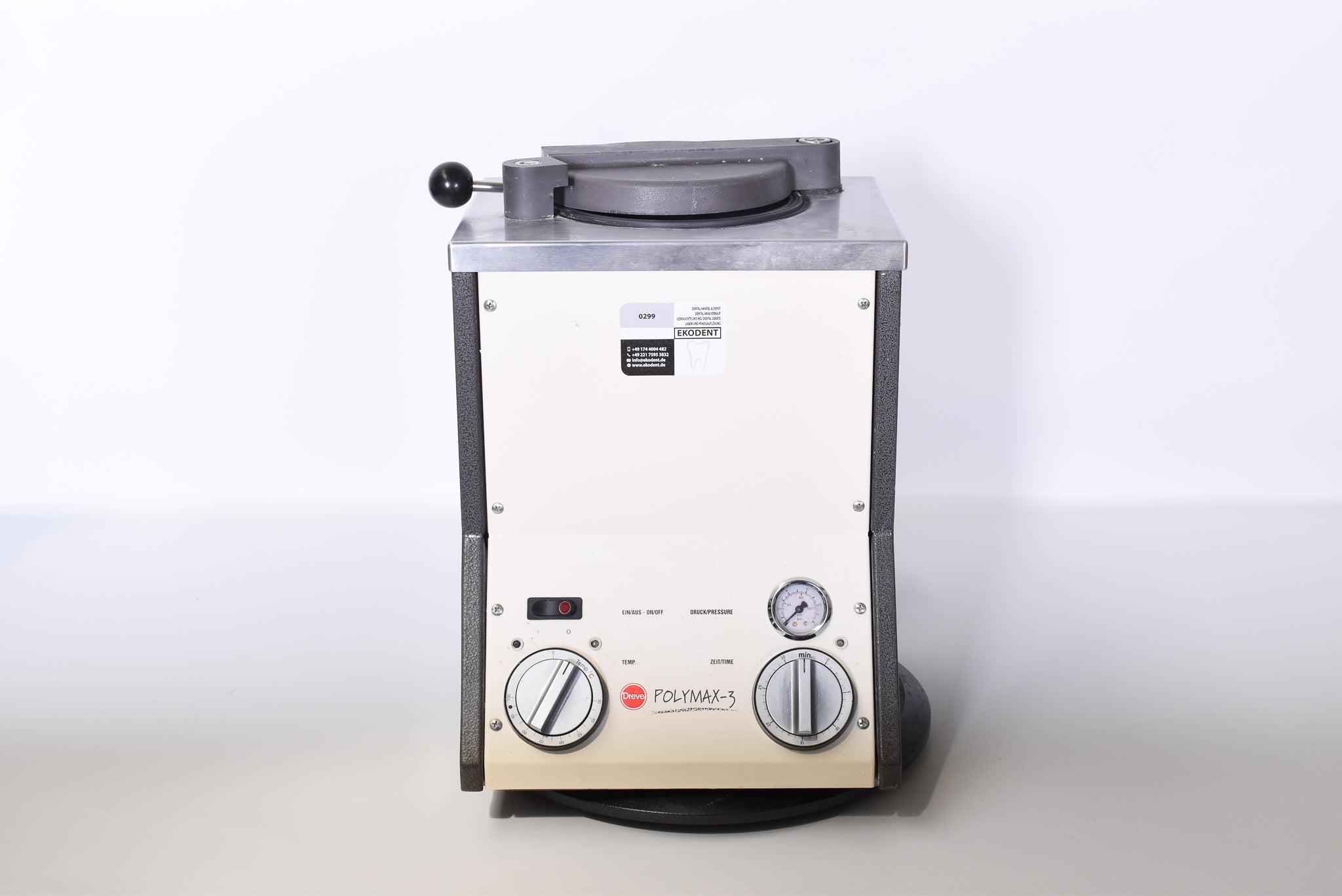 DRUCKTOPF FÜR DIE Polymerisation mit Schlauch mit Füllventil EUR 319,00 - DE
