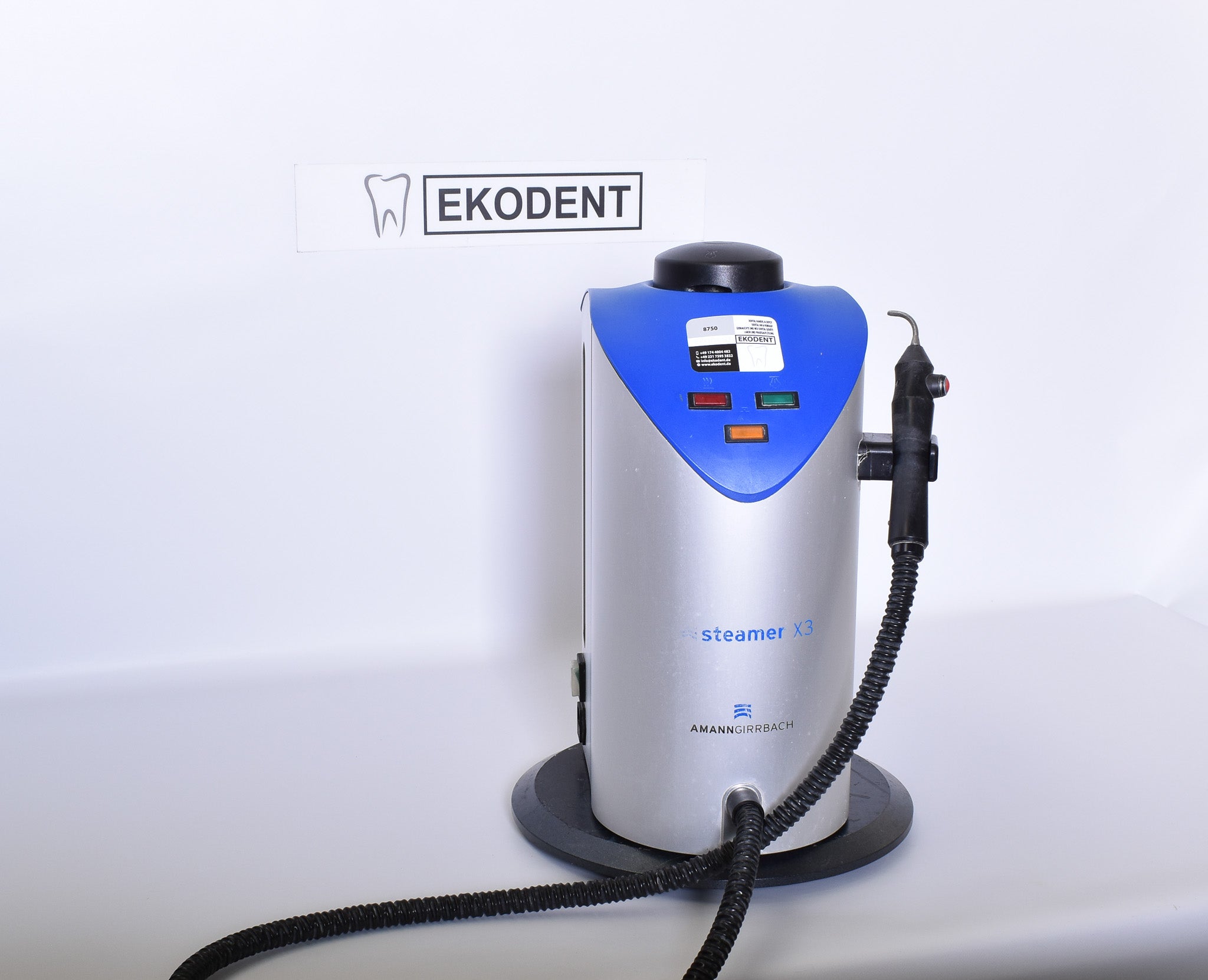 Amann Girrbach steamer X3 Abdampfer, Dampfgerät EKODENT