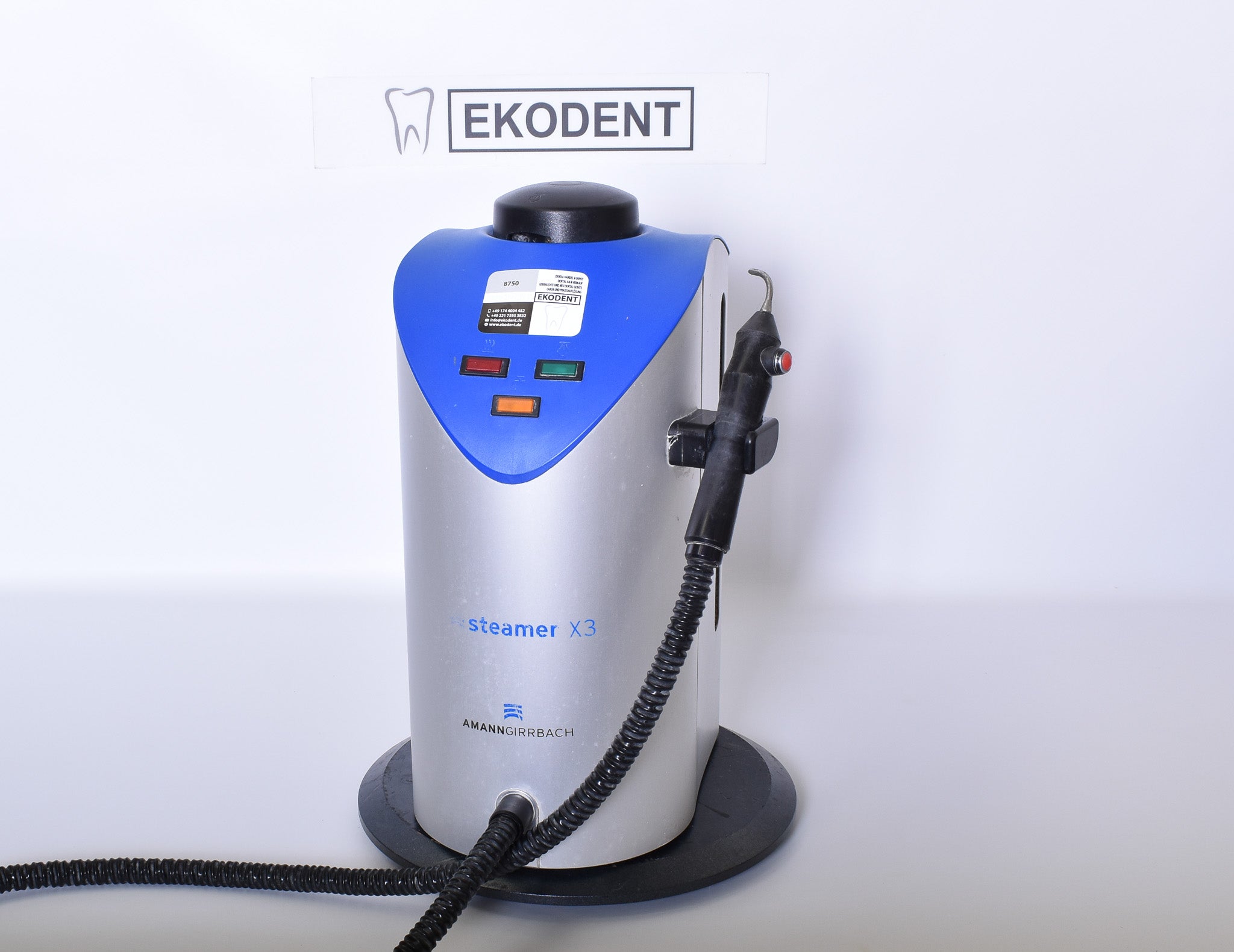 Amann Girrbach steamer X3 Abdampfer, Dampfgerät EKODENT