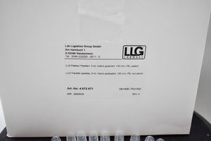LLG-Pasteur Pipetten, 3 ml, makro graduiert, 150 mm, unsteril,Medizin, Neu