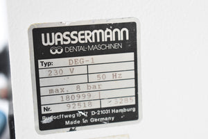 Wassermann DEG-1  Druckverdichter