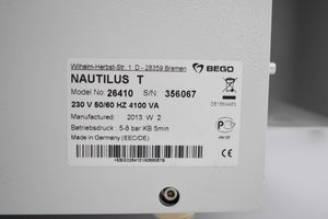 BEGO Nautilus T, Vakuumdruckgußgerät