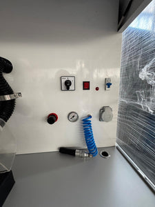 EKODENT,Schleifbox-Schrank,Absaugung,Schublade,Luft,Licht, Steckdose, Neu