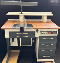 Laden Sie das Bild in den Galerie-Viewer, EKODENT Dental Einzelarbeitsplatz, Arbeitstisch, Arbeitsplatz, Labortisch