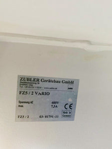 Zubler FZ5 Vario Zentrale Absauganlage, Absaugsystem, Absaugtechnik, Stauberzeugendegerät