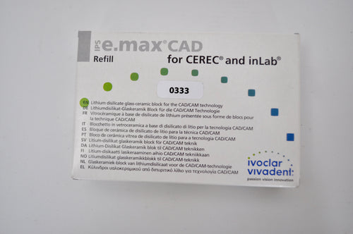 Ivoclar e.max Cad MT A2/C14, NEU