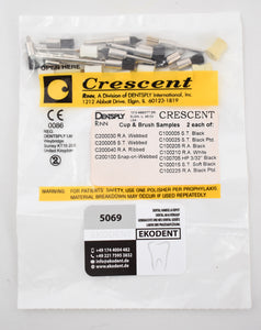 Dentsply Crescent Cup & Brush Samples