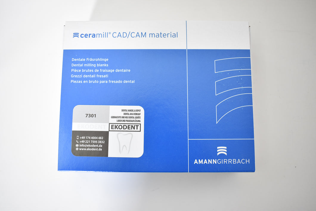 Amann Girrbach Ceramill CAD/CAM material Zolid 71 M (18mm)