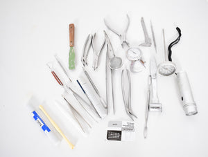 Verschiedene Instrumente, Werkzeuge für Zahnlabor,