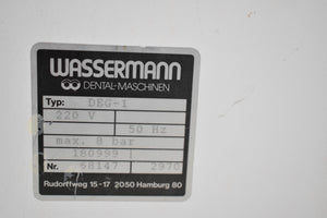 Wassermann Druckverdichter DEG-1