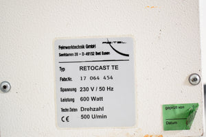 Reitel Retocast TE Gussgerät | Gießgerät | Zahntechnik