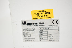 Harnisch+Rieht D-LE 255 E Absaugung, Einzelplatzabsaugung