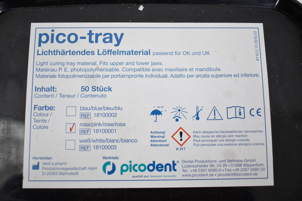 Picodent Pico-Tray Lichthärtendes Löffelmaterial