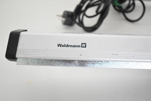 Waldmann W, Arbeitsplatz, Arbeitstisch, Labortisch, Laborlampe