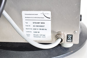 Reitel Steamy-Mini Abdampfer, Dampfstrahlgerät, Zahntechnik